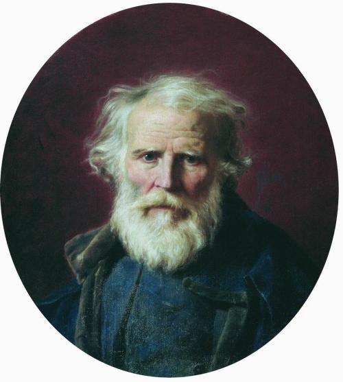 Portrait of the artist&rsquo;s father, 1871, Fyodor Bronnikov