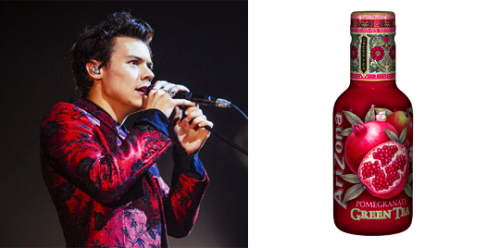 justlarried: Harry as Arizona Iced Teas 
