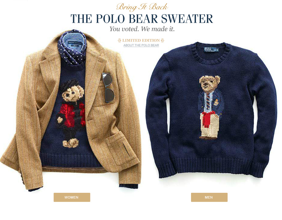 COP YOU ONE | THE POLO BEAR SWEATER