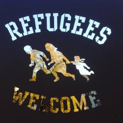 black-mosquito:  #refugeeswelcome  #stencil #autumn 