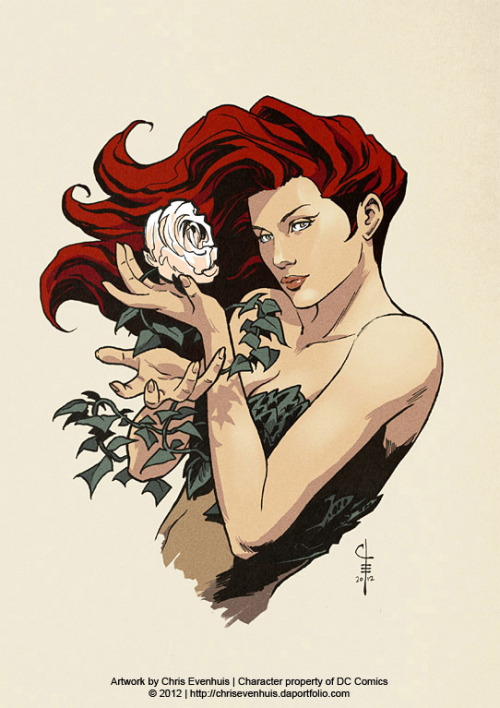 comic-book-ladies:Poison Ivy by Chris Evenhuis