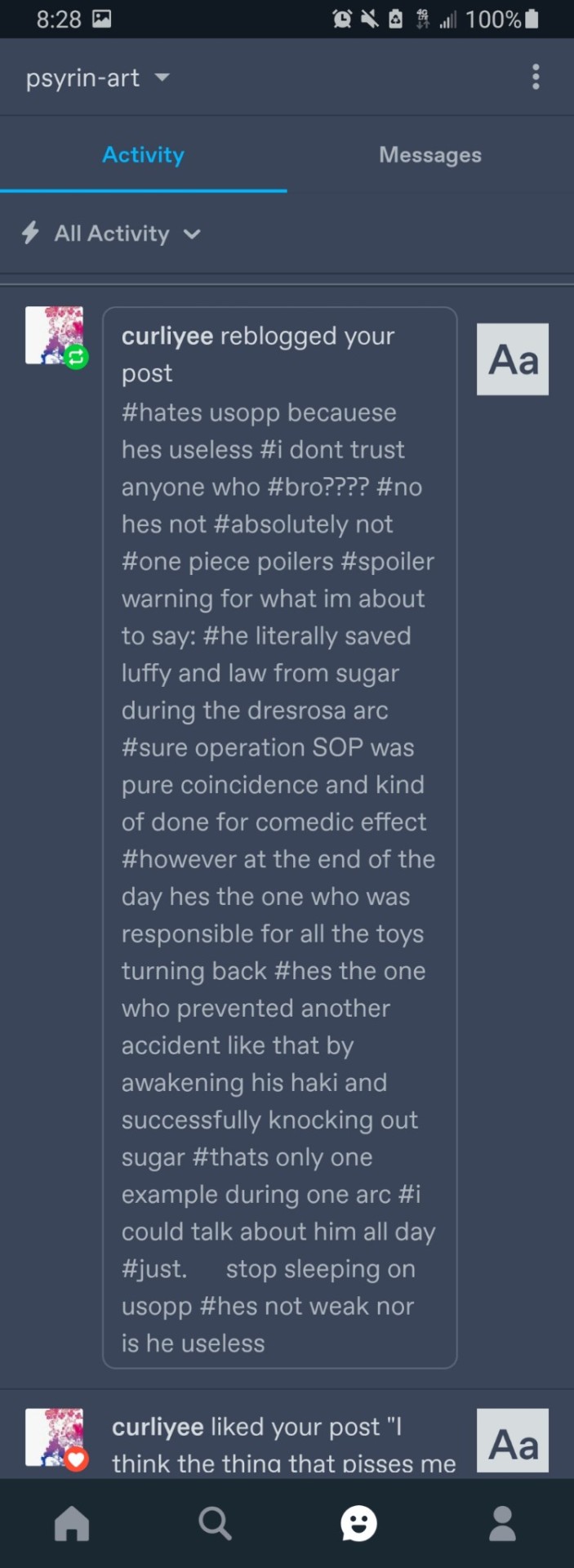YOU ARE RIGHT AND YOU SHOULD SAY IT