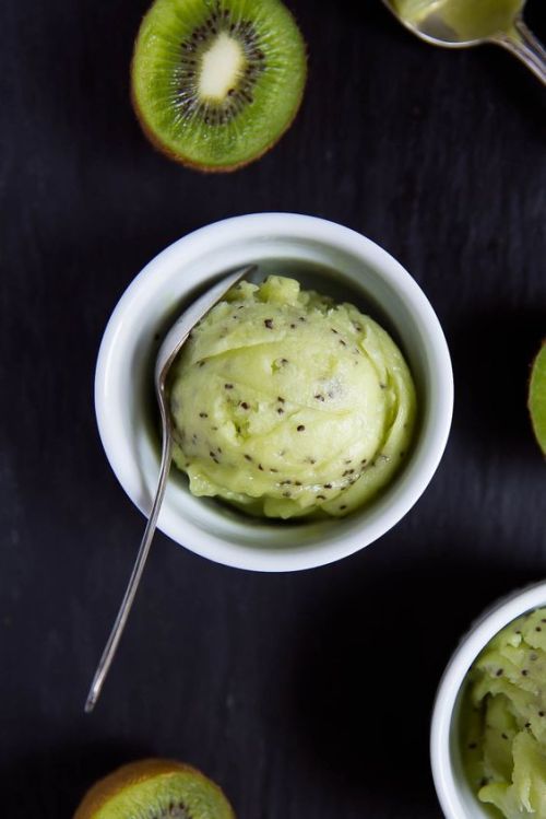 intensefoodcravings:Kiwi Lime Sorbet | Broma Bakery