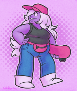 nikipaprika:  okay but chille tid butch amethyst is such a Look &lt;333 
