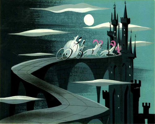 Cinderella Concept Art By Mary Blair.