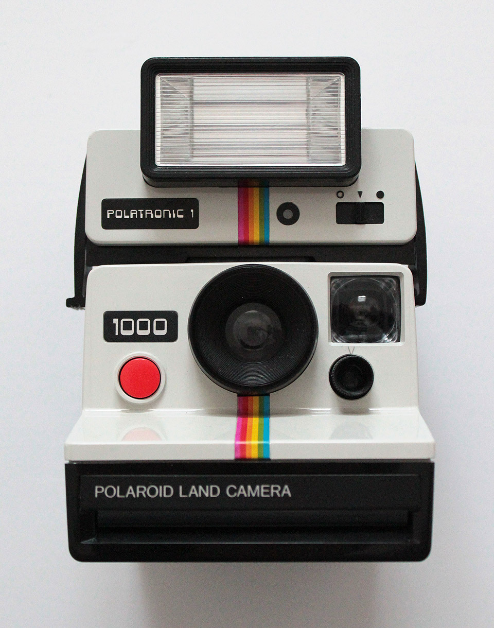 car boot sale finds — Polaroid 1000 Camera with Polatronic Flash...