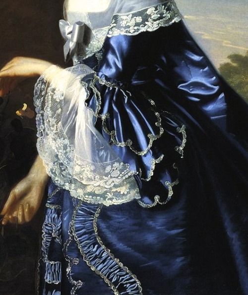 catchingtearsinrain:Rhapsody In BlueBlue dresses in art (European art 1600s-1800s) Infanta Maria Isa