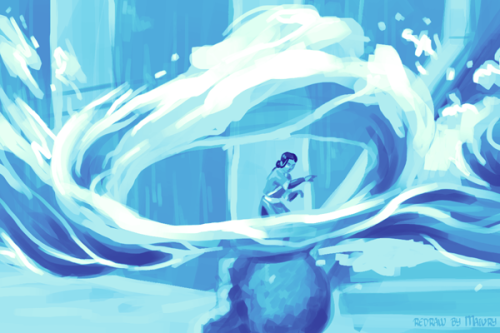 Screenshot Redraw: ATLA 118Katara: You can&rsquo;t knock me down!