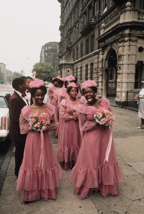 tofixtheshadows:screengeniuz:harlemcollective:“A Wedding Party With BridesMaids.”Fifth A