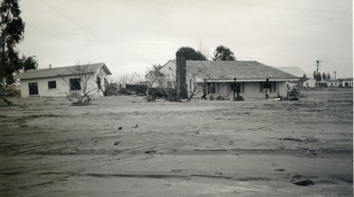 Photos of the Los Angeles flood in 1938.