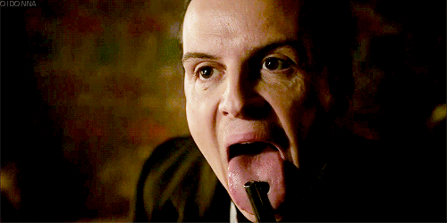 oidonna:  That awkward moment when your nemesis makes sexual gestures at you in your