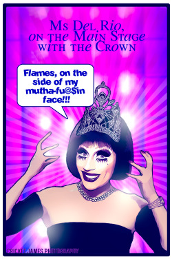 cricketjamesphotography:  Love this gal and wanted to add my twist on some fan art….Couldn’t figure out which one i preferred so i did two…..hope they bring a giggle to your day..These two gals, Bianca Del Rio and Madeline Kahn are both some amazing