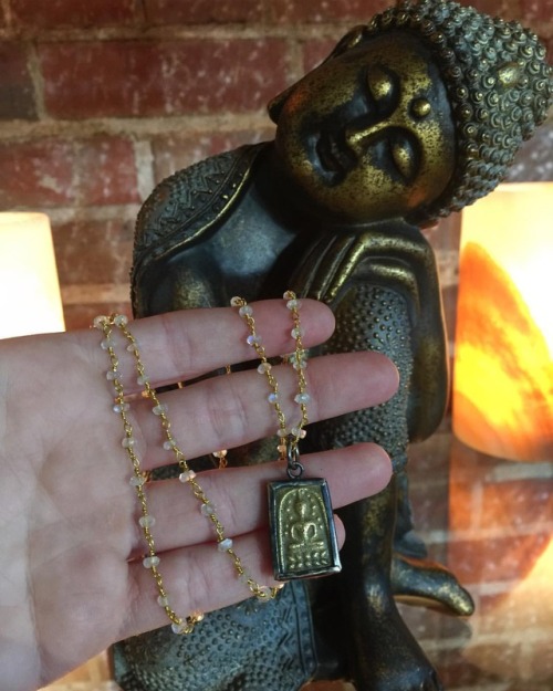 Every day I wear my Buddha pendant as a reminder of my spiritual practice. The practice of compassio