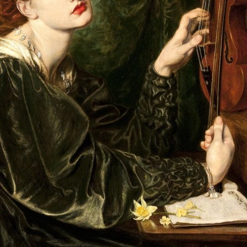 crimsonkismet:Dante Gabriel Rosetti, Veronica Veronese [1872]