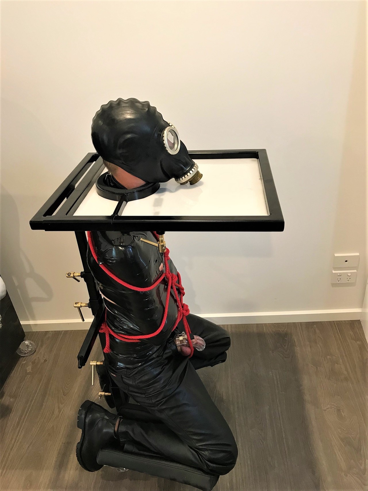 mega-kink: the fourth of my bondage table compilation, I really love my bondage table
