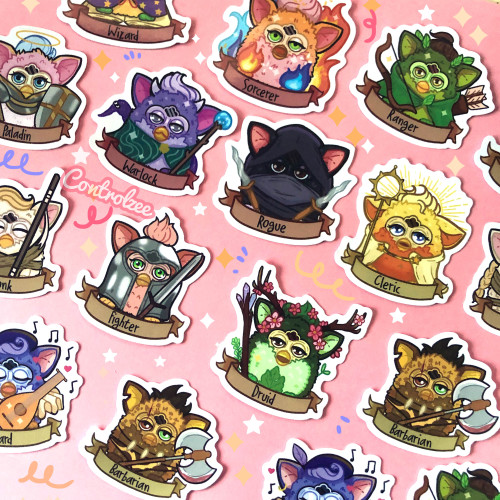 controlzee: I made Furby stickers : )