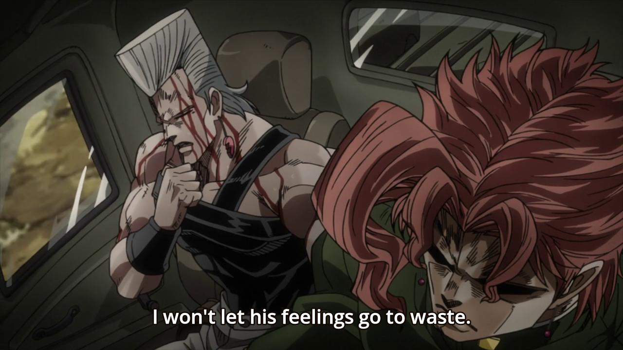mrspanner:  Take this instead of a handshake as proof that we’ve made up, Polnareff.