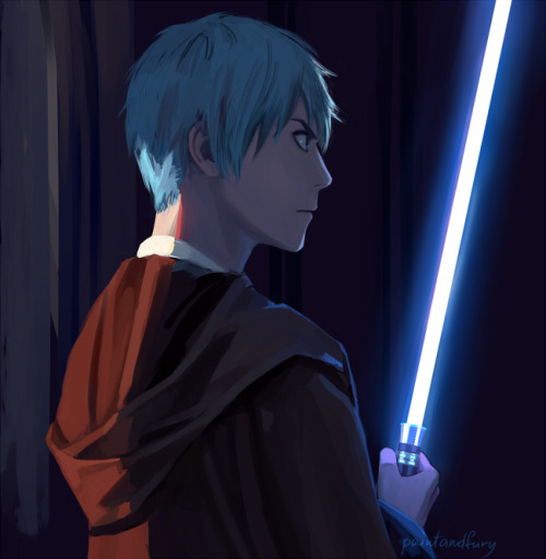 paintandfury: strangelypoetic said: Jedi! Kuroko and Sith! Akashi maybe? I drew these for 1 million 