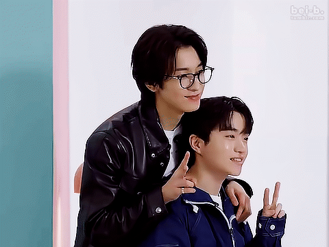 Wonwoo Being Physically Affectionate With His Fun-sized Friends