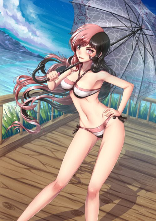 adsoutoart:  Hi, here Neopolitan fanart for this summer, one of the  antagonist  of RWBY s