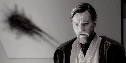 palindroned:Obi-Wan, staring, wished that he had the strength to rip his eyes out of his head. But, 