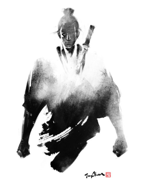 xombiedirge:  Samurai Illustrations by Jungshan / Blog