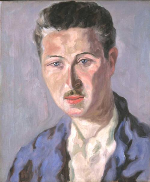 grundoonmgnx:   Carlo Levi, Portrait of Edoardo Sacerdoti,  1943,  Oil on canvas,  46 x 38 cm  