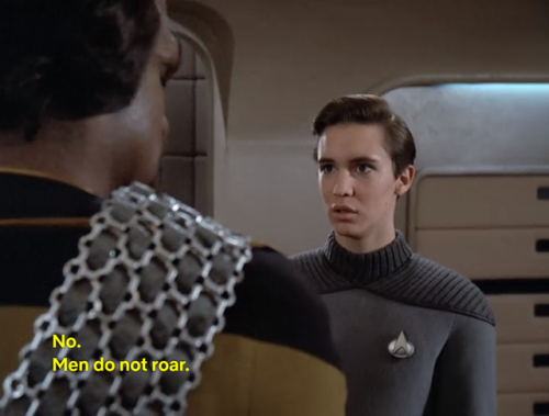 girlwholovesturtles: I have a lot of respect for Klingons