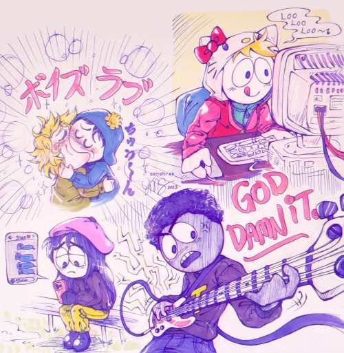 Miscellaneous South Park Doodle Dump Wahoo!! Who Tryna Hop On Hello Kitty Island Adventure With Me Doe