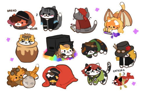 shiny-jolteons:here they arethemecatnisms (and co.)