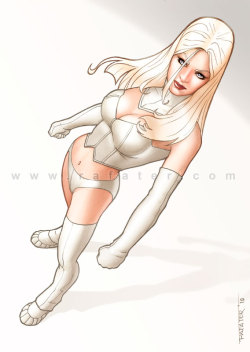 comicbookwomen:         Emma frost fanart