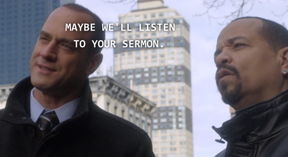 lindsaylohansmugshot:  eliot stabler laying down the law for women’s rights to