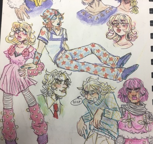 some jojo doodles!!! can u tell that weather is my fav