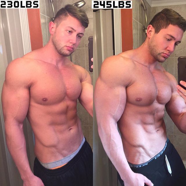 muscle-roids-y-bears:    July - 225lbs &gt;&gt;&gt;&gt;&gt; Dec