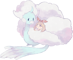 cloudy-dormir:the fluffiest poké