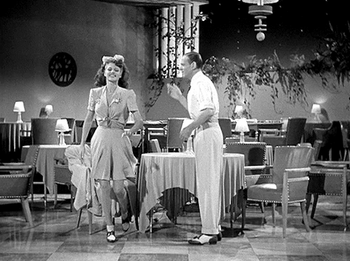 deforest:Rita Hayworth + Fred Astaire in YOU WERE NEVER LOVELIER (1942) dir. William A. Seiter