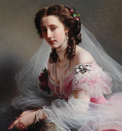 “Landgrafin Anna von Hessen”by Franz Xaver Winterhalter