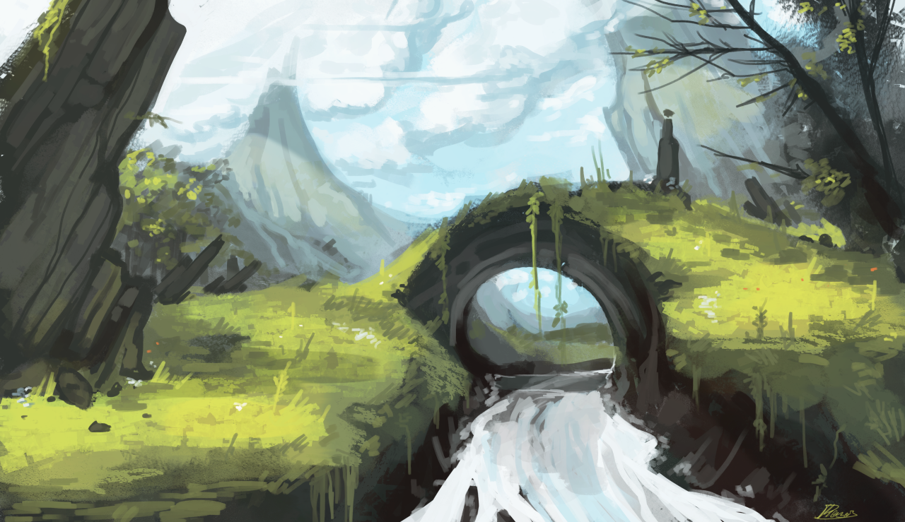 rema-rin:Currently trying to get some practice at doing landscapesso I’m doing