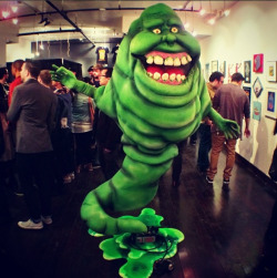 megulapadfoot:  My favorite Class 5 Full Roaming Vapor stole the show at the opening reception for the Ghostbusters 30th anniversary event at Gallery 1988 in NYC! 
