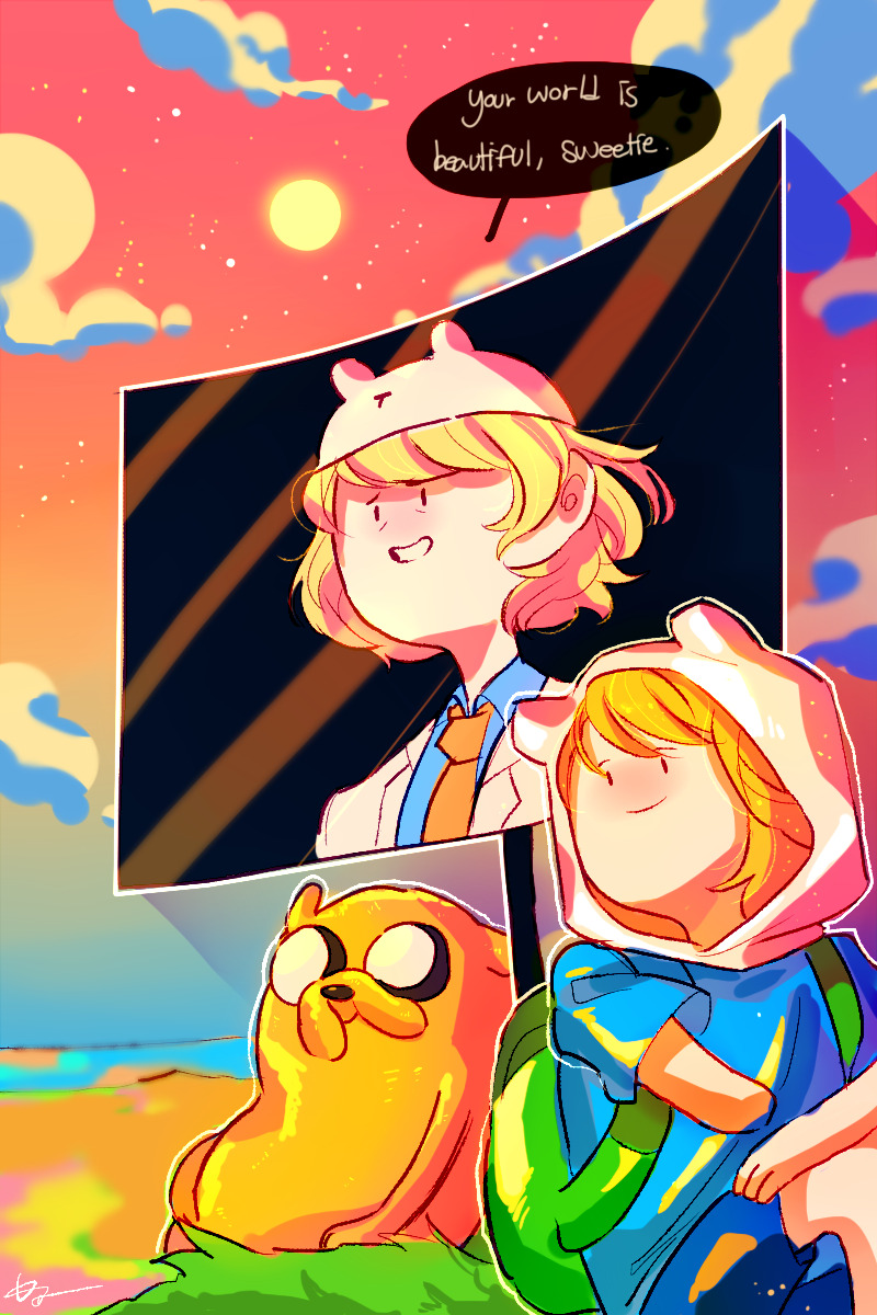 purpleorange:  What I loved the most of the finale: PB, Marceline, Finn reuniting