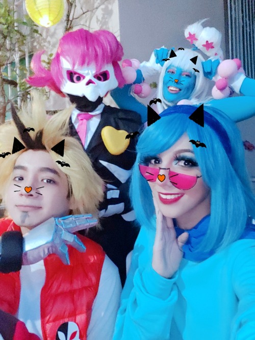 Had tons of fun with my Mystery Skulls gang last weekend Lewis: @stormagedoomArthur: @grayfoxar