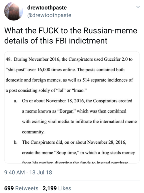 funke: blondegingersaxon: The evil Russian memes in question: they made?? soup time??
