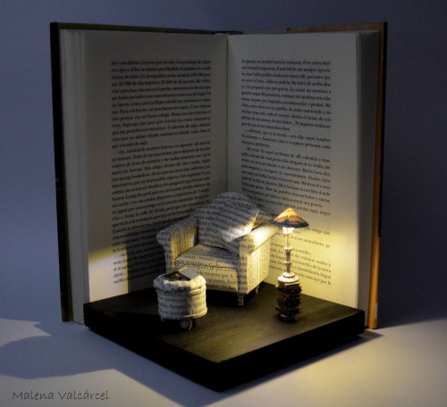 lustik:Book Sculptures and Paper Art - Malena Valcárcel.Etsy ShopArtists on tumblrLustik:&nbs
