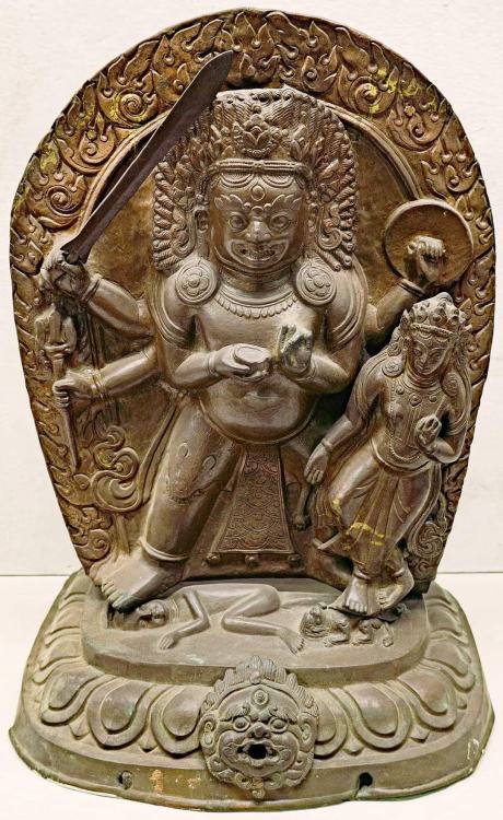 Bhairava with his consort, Nepal