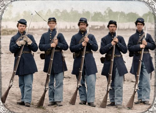 Гражданская война в США 1861 - 1865. Солдаты Севера. American Civil War 1861 - 1865. Union soldiers.