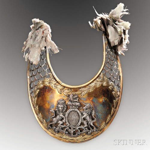 Gorget belonging to Gen. Sir William Henry Clinton, from when he was commissioned as a Captain in th