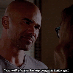 beckettsworld:First and last time Morgan calls Garcia baby girl and says I love you.