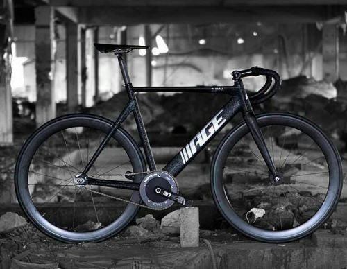 hizokucycles: #Repost from @formosacycling - @AGEcycles Supra Track Bike #age #trackbike #fixie #bik
