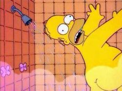 unacted:  When the hot water catches you off guard 