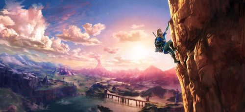 link-forever: Bigger Version of the New Artwork of the next The Legend of Zelda for Wii U and NX